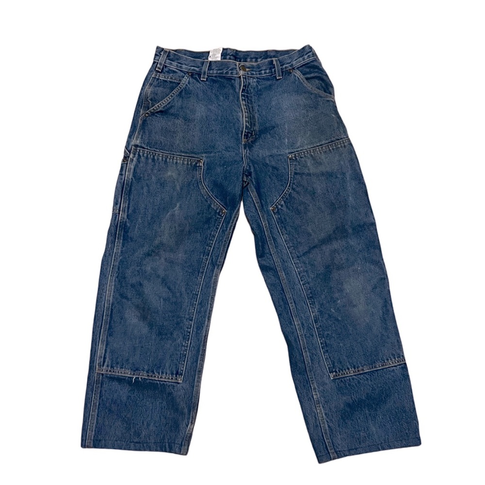 Vintage Carhartt reinforced knee workwear jeans
